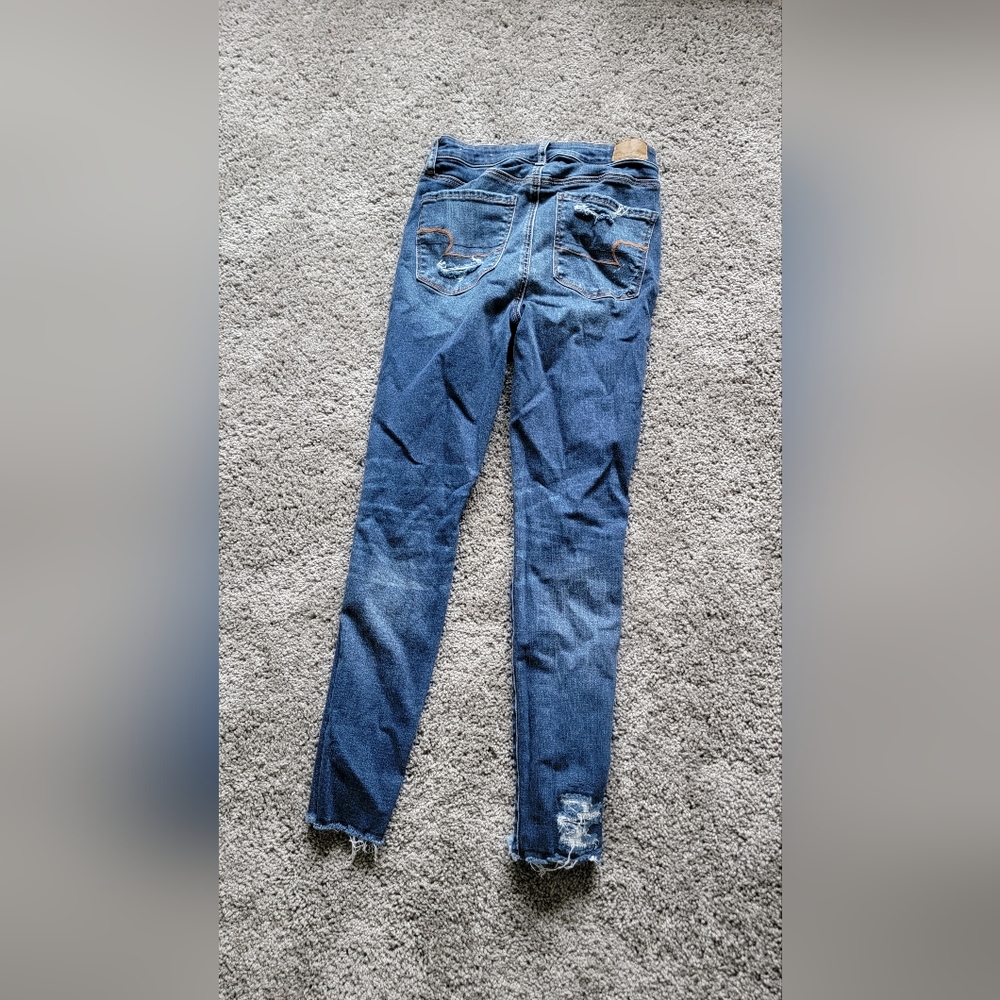 American eagle distressed skinny jeans